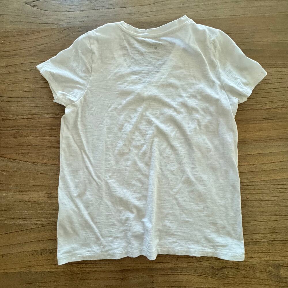 Madewell V-Neck Slub T-Shirt - Size M - Picture 2 of 6